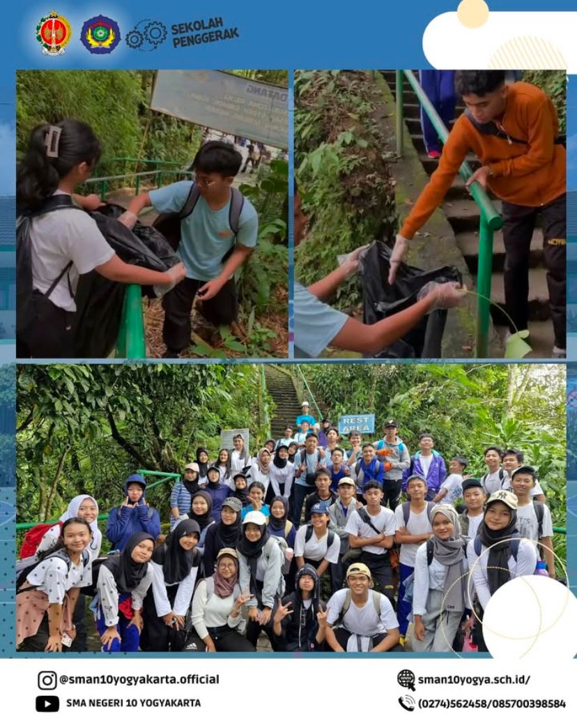 Kegiatan Kebugaran Jasmani dan Peduli Lingkungan oleh Tonti SMAN 10 Yogyakarta (PASTI BHIPA)